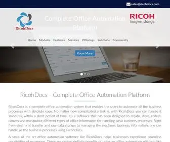 Ricohdocs.com(Ricohdocs) Screenshot
