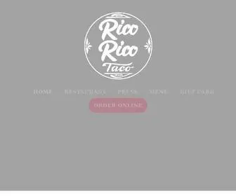 Ricoricotaco.com(Rico Rico) Screenshot
