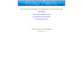 Rictor.org(Rictor) Screenshot