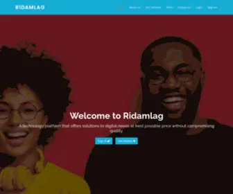 Ridamlag.com(Reliable Website for your Data Bundle) Screenshot