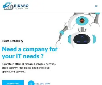 Ridarotech.com(Your tech site) Screenshot