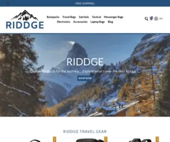 Riddge.com(Travel Gear) Screenshot