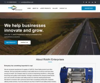 Riddhisafety.com(RIDDHI ENTERPRISES) Screenshot