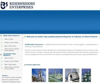 Riddhisiddhient.com(RiddhiSiddhi Enterprises) Screenshot