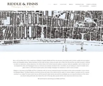 Riddleandfinns.co.uk(Riddle & Finns) Screenshot