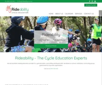 Rideability.com.au(Home) Screenshot