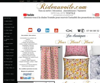 Rideau-Voile.com(Léger) Screenshot