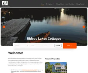 Rideaulakescottages.com(Rideaulakescottages) Screenshot