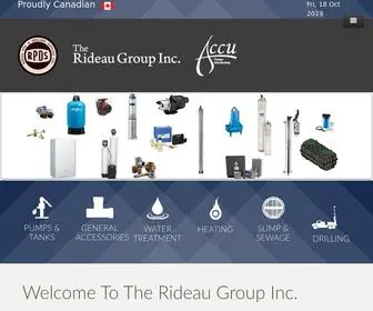 Rideaupipe.com(Rideau Supply) Screenshot