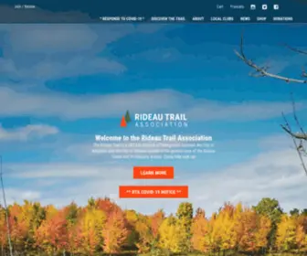 Rideautrail.org(The Rideau Trail) Screenshot