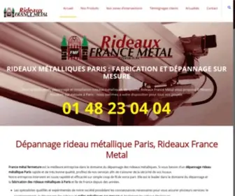 Rideaux-Francemetal.fr(France Métal Fermeture) Screenshot