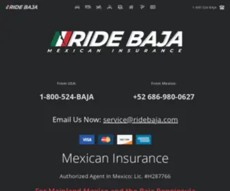 Ridebaja.com(Mexican Auto Insurance) Screenshot