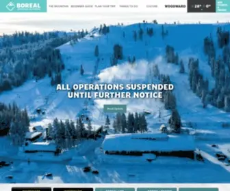 Rideboreal.com(Boreal Mountain ResortBorealTruckee) Screenshot