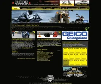 Ridechicago.com(Chicago Motorcycle School) Screenshot