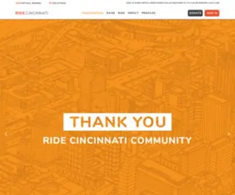 Ridecincinnati.org(Ride Cincinnati) Screenshot