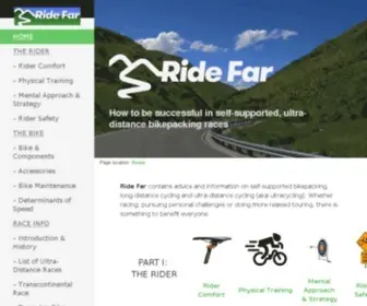 Ridefar.info(Ride Far) Screenshot