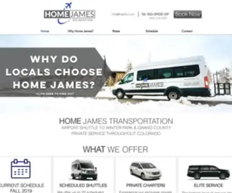 Ridehj.com(Home James Transportation) Screenshot