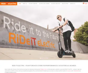 Rideitelectric.ca(RiDe iT eLecTric) Screenshot