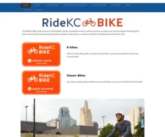 Ridekcbike.com(Take KC by the handlebars) Screenshot