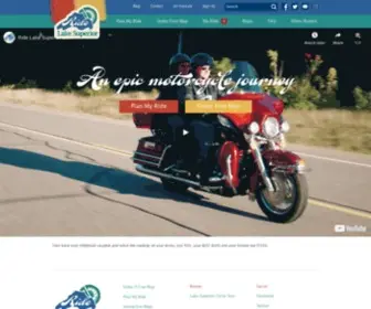 Ridelakesuperior.com(Ride Lake Superior Motorcycle Tour) Screenshot