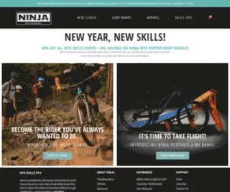 Ridelikeaninja.com(Ninja Mountain Bike Performance) Screenshot