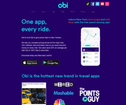 Rideobi.com(Rideshare) Screenshot