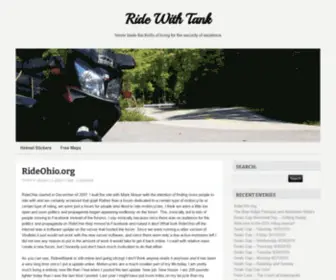 Rideohio.org(Never trade the thrills of living for the security of existence) Screenshot