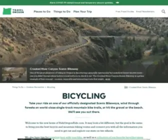 Rideoregonride.com(Travel Oregon) Screenshot