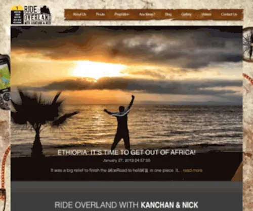 Rideoverland.com(Ride Overland With Kanchan & Nick) Screenshot