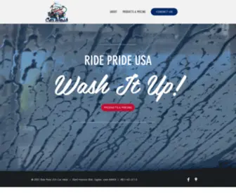 Rideprideusa.com(Carwash) Screenshot