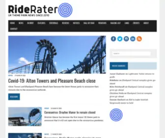 Riderater.co.uk(UK Theme Park News) Screenshot