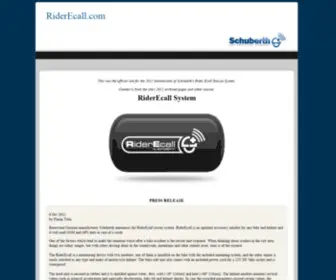 Riderecall.com(RiderEcall System) Screenshot