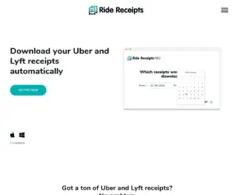 Ridereceipts.io(Ride Receipts) Screenshot