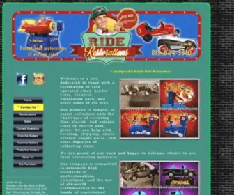 Riderestorations.com(Carnival and Kiddie Ride Restorations) Screenshot