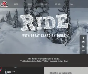 Riderevelstoke.ca(We provide Summer and Winter tours & rentals) Screenshot