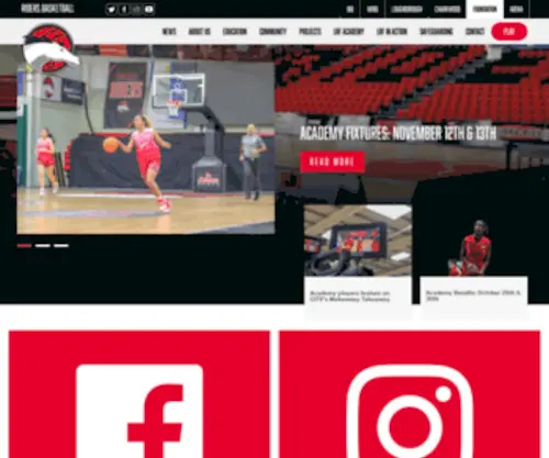 Ridersbasketball.com(Leicester Riders) Screenshot