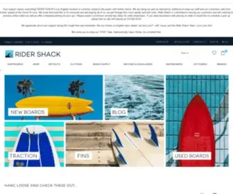 Ridershack.com(RIDER SHACK) Screenshot