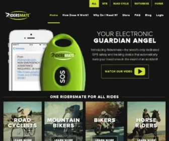 Ridersmate.com(Advanced GPS Safety for Cyclists) Screenshot