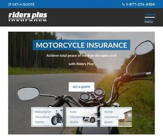 Ridersplus.com(COMPETITIVE RATES) Screenshot