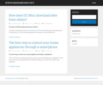 Ridersresort.net(ridersresort) Screenshot