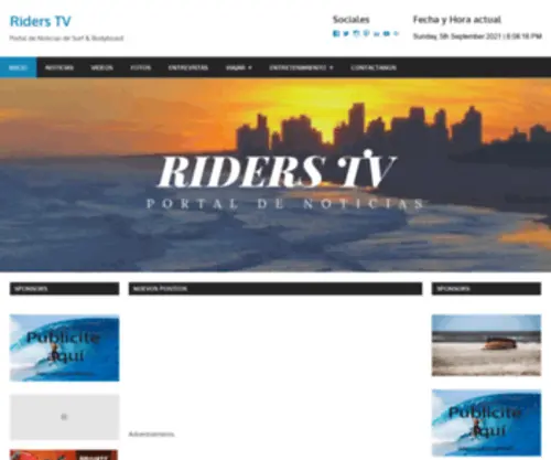 Riderstv.com.ar(Riders TV) Screenshot