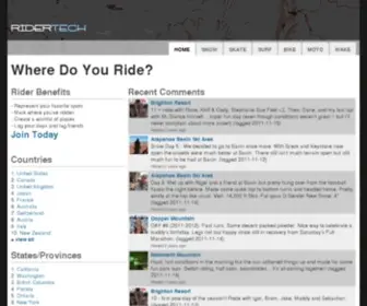 Ridertech.com(Action Sports Community) Screenshot