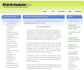 Ridescheduler.com(Managed Transportation Made Simple) Screenshot