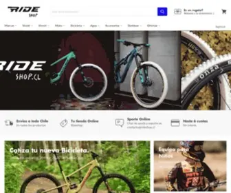 Rideshop.cl(Todo lo que necesitas para disfrutar del deporte) Screenshot