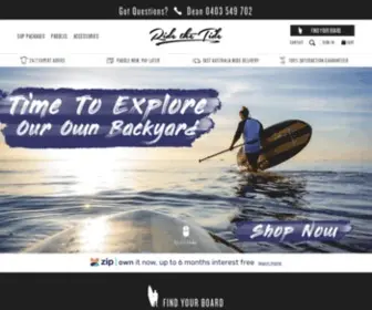 Ridethetide.com.au(Stand Up Paddle Boards) Screenshot