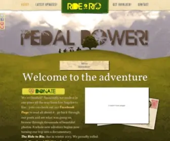 Ridetorio.com(The Ride to Rio) Screenshot