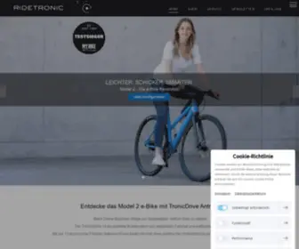 Ridetronic.de(Start) Screenshot