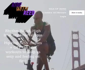 Ridewithreed.com(RIDEwithREED) Screenshot