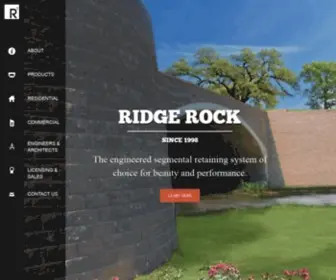 Ridge-Rock.com(Ridge Rock Co) Screenshot