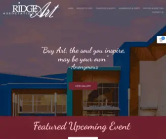 Ridgeart.org(Located at Chain O' Lakes Civic Center Winter Haven Florida) Screenshot